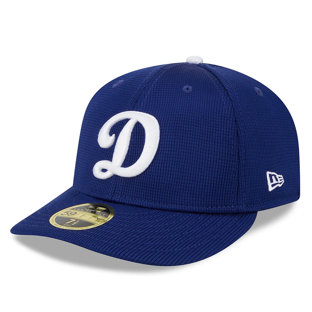 Men's New Era  Royal Los Angeles Dodgers 2025 Batting Practice Low Profile 59FIFTY Fitted Hat