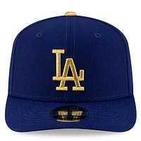 Men's New Era Royal Los Angeles Dodgers 2025 Gold Collection 9SEVENTY Adjustable Hat