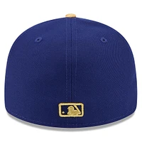 Men's New Era  Royal Los Angeles Dodgers 2025 Gold Collection Low Profile 59FIFTY Fitted Hat