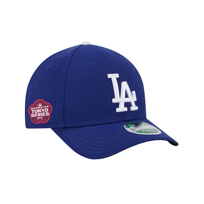 Casquette ajustable M-Crown 9FORTY Royal Los Angeles Dodgers 2025 MLB World Tour: Tokyo Series pour homme de New Era