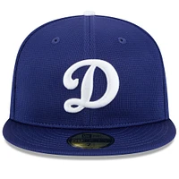 Casquette ajustée 59FIFTY bleu foncé pour homme New Era Los Angeles Dodgers 2025 Spring Training