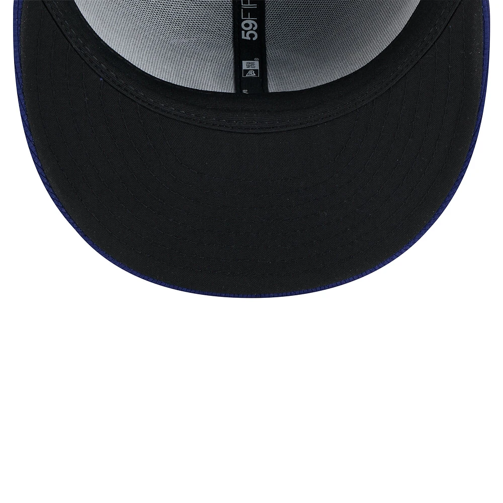 Casquette ajustée 59FIFTY bleu foncé pour homme New Era Los Angeles Dodgers 2025 Spring Training