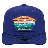 Men's New Era  Royal Los Angeles Dodgers 2025 Spring Training 9SEVENTY Stretch-Snap Trucker Hat