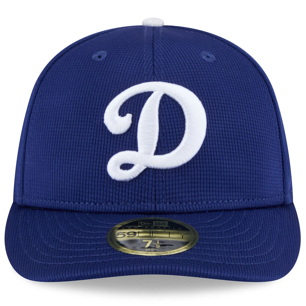 Men's New Era  Royal Los Angeles Dodgers 2025 Spring Training Low Profile 59FIFTY Fitted Hat
