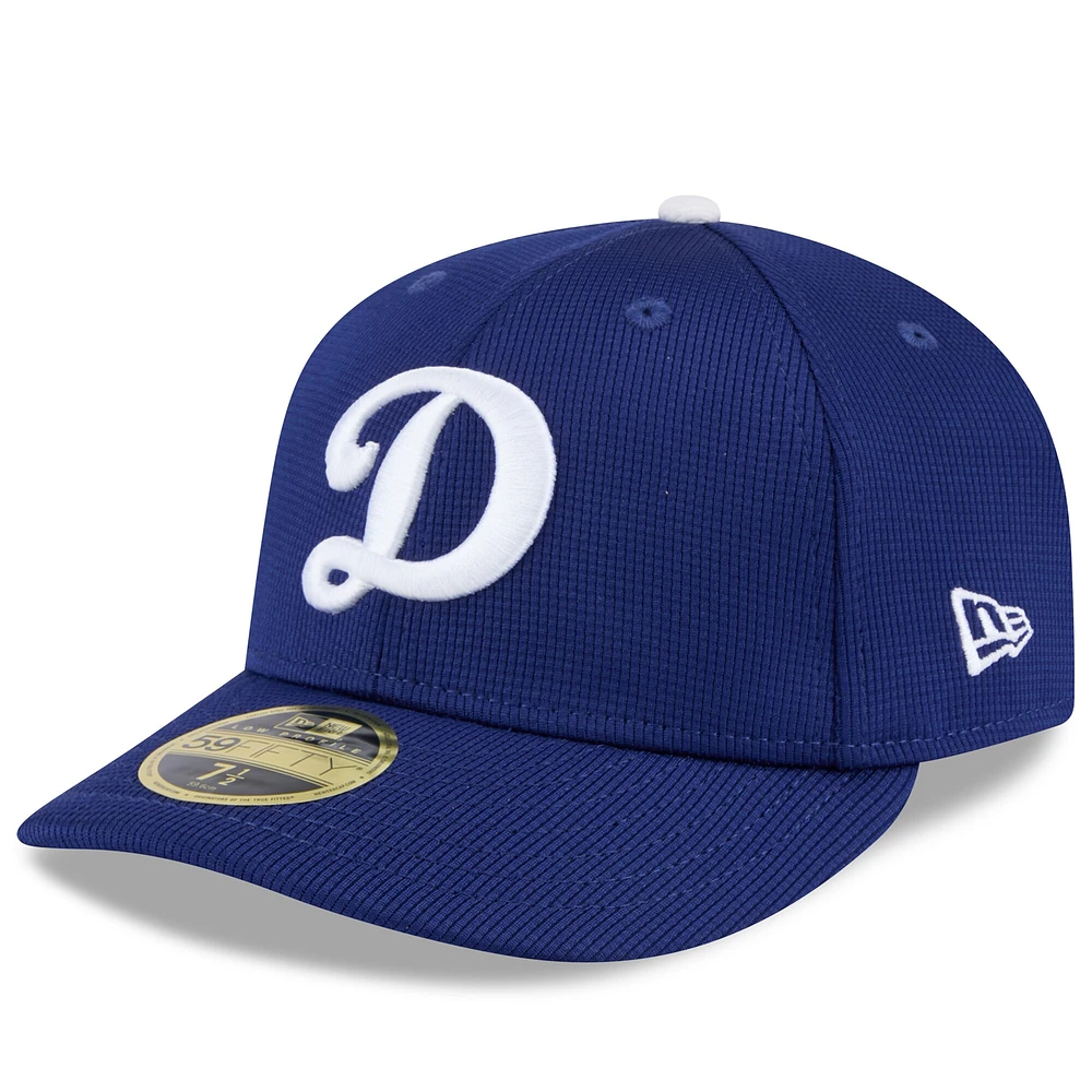Men's New Era  Royal Los Angeles Dodgers 2025 Spring Training Low Profile 59FIFTY Fitted Hat