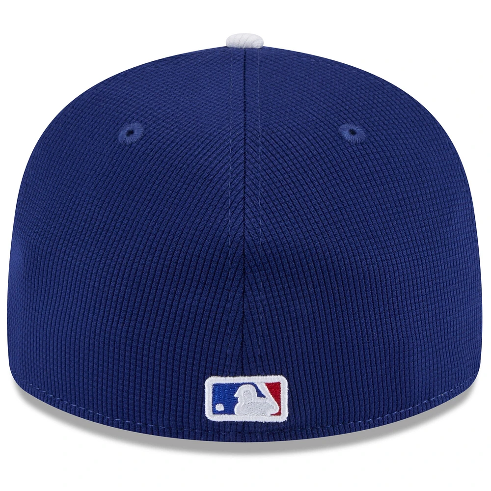Men's New Era  Royal Los Angeles Dodgers 2025 Spring Training Low Profile 59FIFTY Fitted Hat