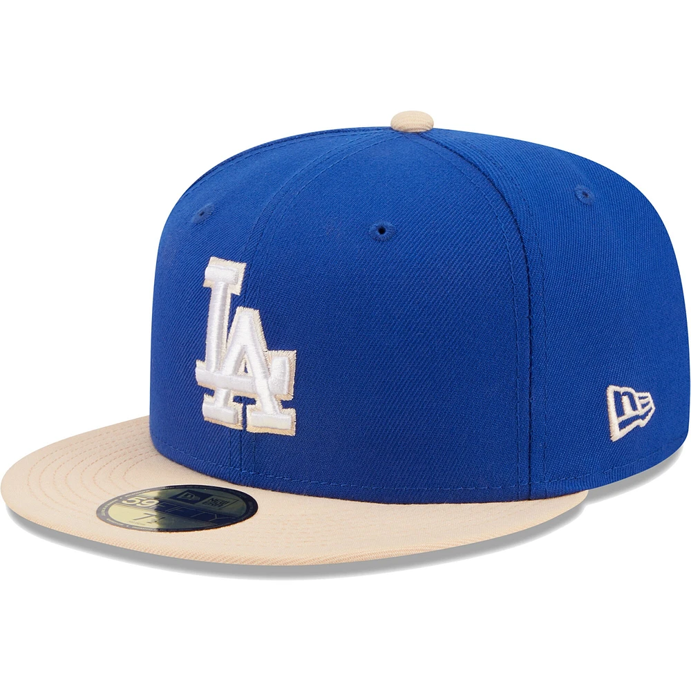 Casquette ajustée 59FIFTY Royal Los Angeles Dodgers New Era pour homme