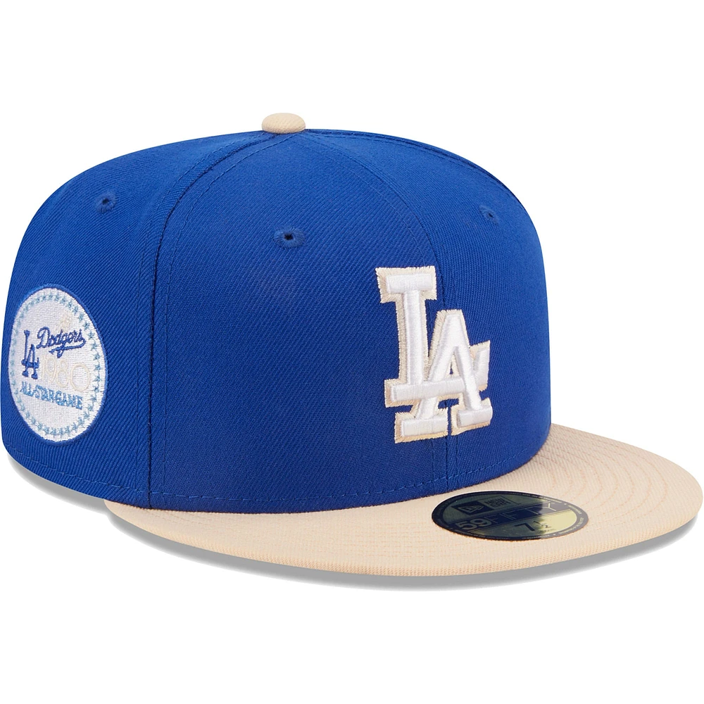 Casquette ajustée 59FIFTY Royal Los Angeles Dodgers New Era pour homme