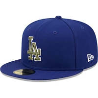 Casquette ajustée 59FIFTY Botanical d'entraînement printanier 60e anniversaire des Dodgers de Los Angeles Royal New Era pour homme