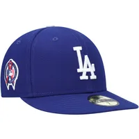 New Era Royale Los Angeles Dodgers 11 Memorial Side Patch 59FIFTY Chapeau masculin