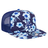 Men's New Era Royal Los Angeles Dodgers Adventure Pattern Golfer Trucker Snapback Hat