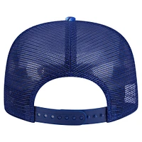 Men's New Era Royal Los Angeles Dodgers Adventure Pattern Golfer Trucker Snapback Hat