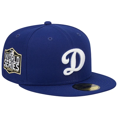 Men's New Era Royal Los Angeles Dodgers Alternate Logo 2020 World Series Team Color 59FIFTY Fitted Hat