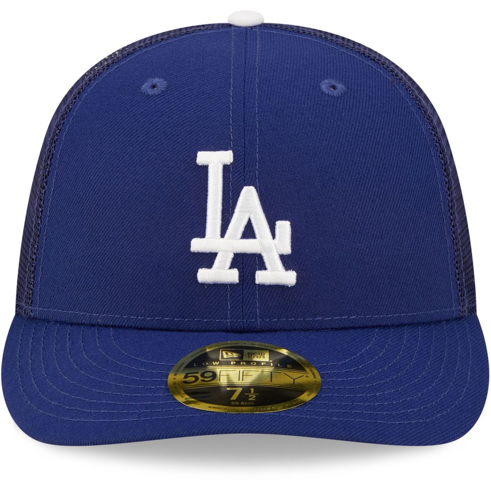 Women's New Era Royal Los Angeles Dodgers Mesh Back Baby Jersey