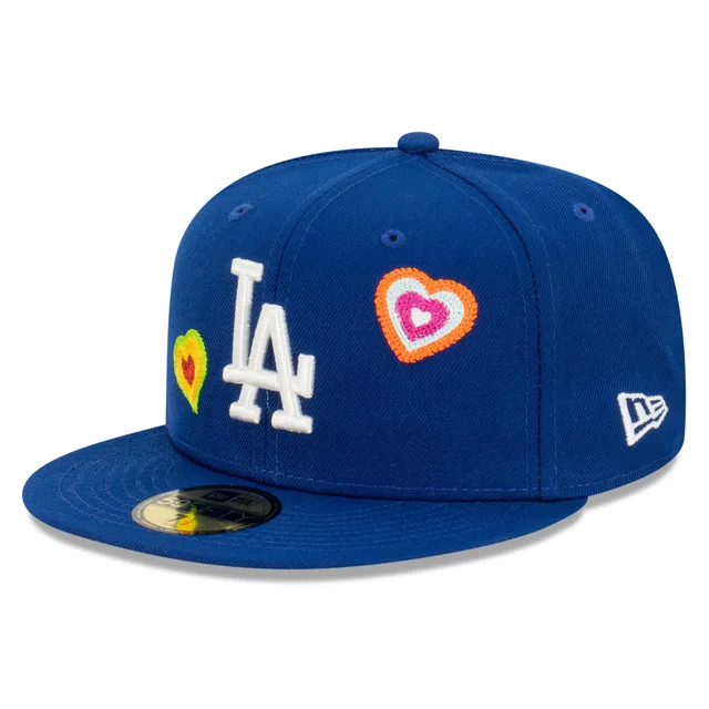 New Era Los Angeles Dodgers Chain Stitch Hoodie Stone
