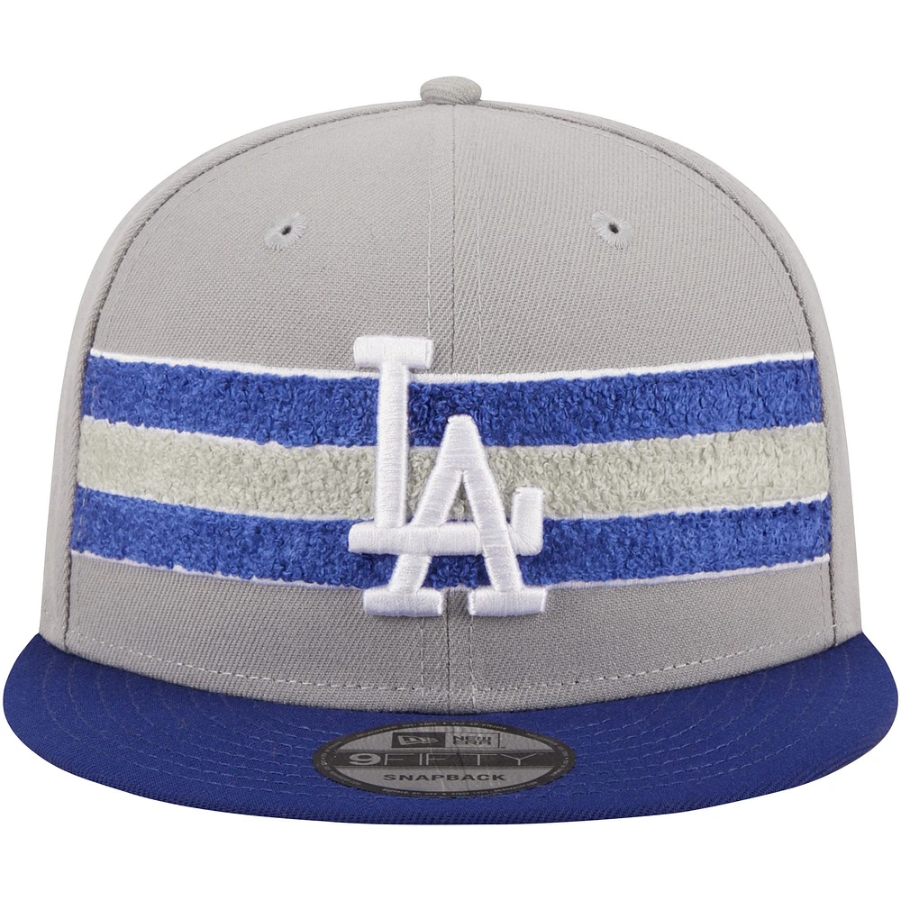 Men's New Era Royal Los Angeles Dodgers Chenille Band 9FIFTY Snapback Hat