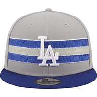 Casquette Snapback 9FIFTY Royal Los Angeles Dodgers Chenille Band New Era pour homme