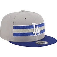 Casquette Snapback 9FIFTY Royal Los Angeles Dodgers Chenille Band New Era pour homme