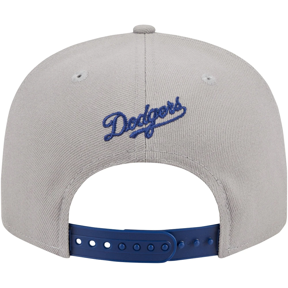 Casquette Snapback 9FIFTY Royal Los Angeles Dodgers Chenille Band New Era pour homme