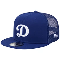 Casquette Snapback 9FIFTY Snapback pour homme Los Angeles Dodgers D Logo Team Color Royal New Era