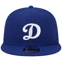 Casquette Snapback 9FIFTY Snapback pour homme Los Angeles Dodgers D Logo Team Color Royal New Era