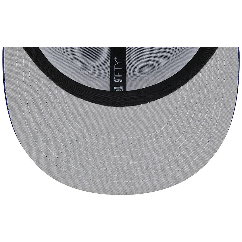 Casquette Snapback 9FIFTY Snapback pour homme Los Angeles Dodgers D Logo Team Color Royal New Era