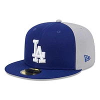 Men's New Era Royal Los Angeles Dodgers Gameday Sideswipe 59FIFTY Fitted Hat