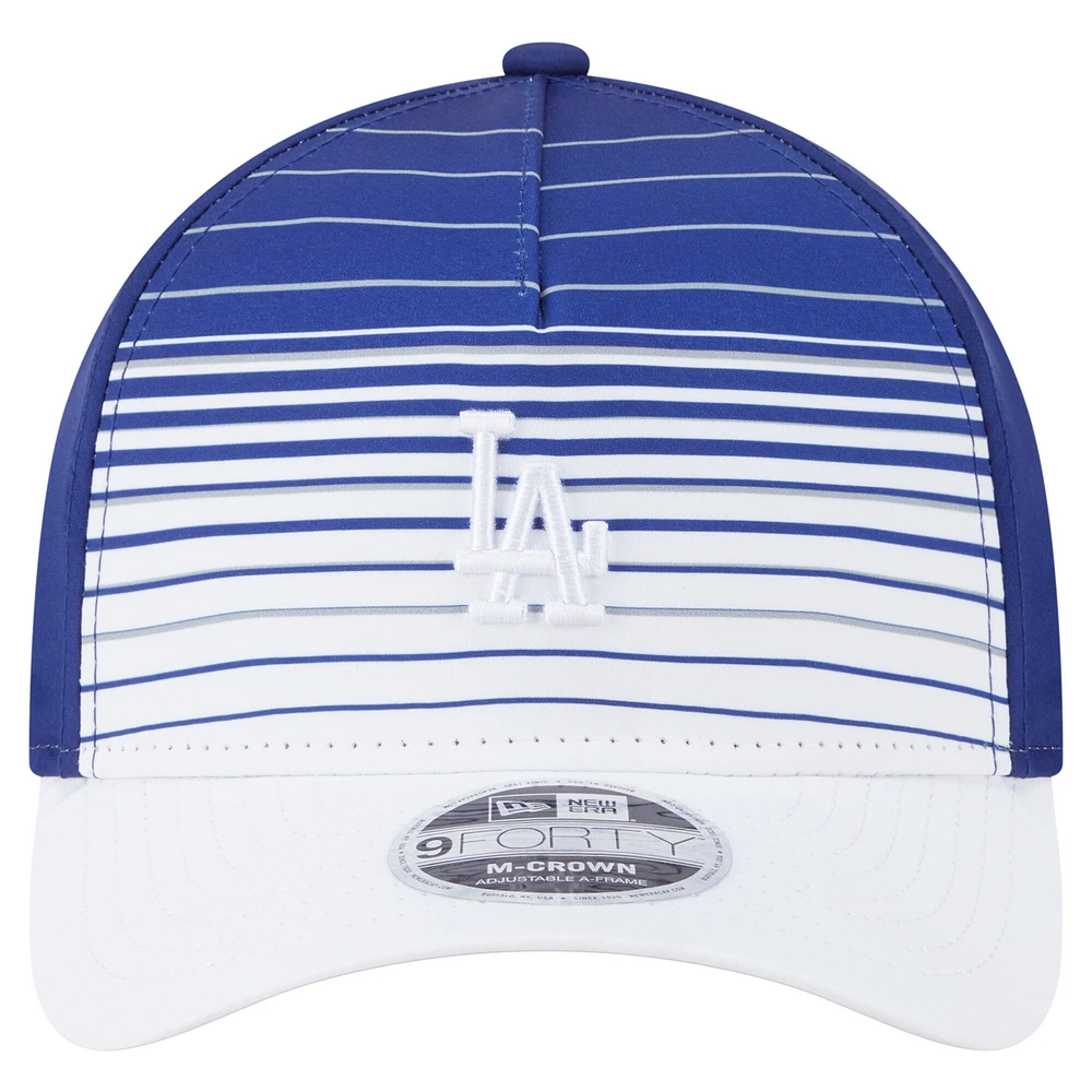 Casquette ajustable New Era Royal Los Angeles Dodgers Gradient 9FORTY M-Crown pour homme