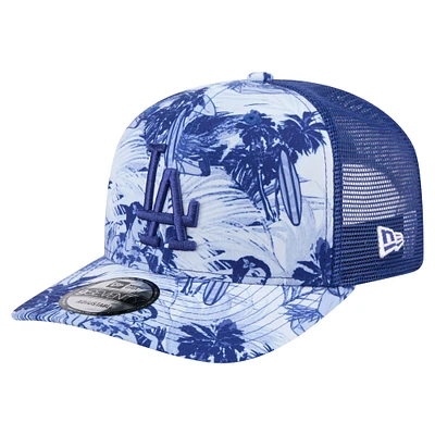 Men's New Era Royal Los Angeles Dodgers Hula Trucker 9SEVENTY Adjustable Hat