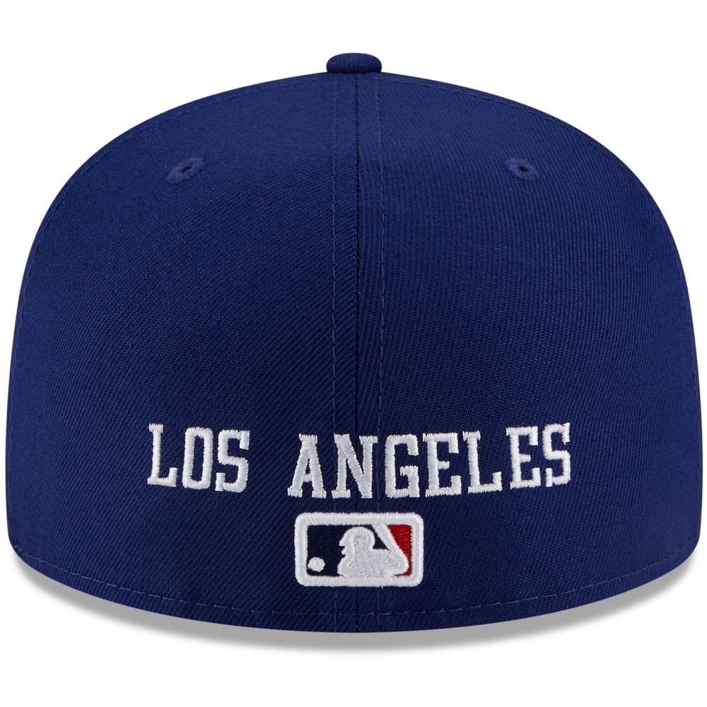 Men's New Era Royal Los Angeles Dodgers White Logo 59FIFTY Fitted Hat 