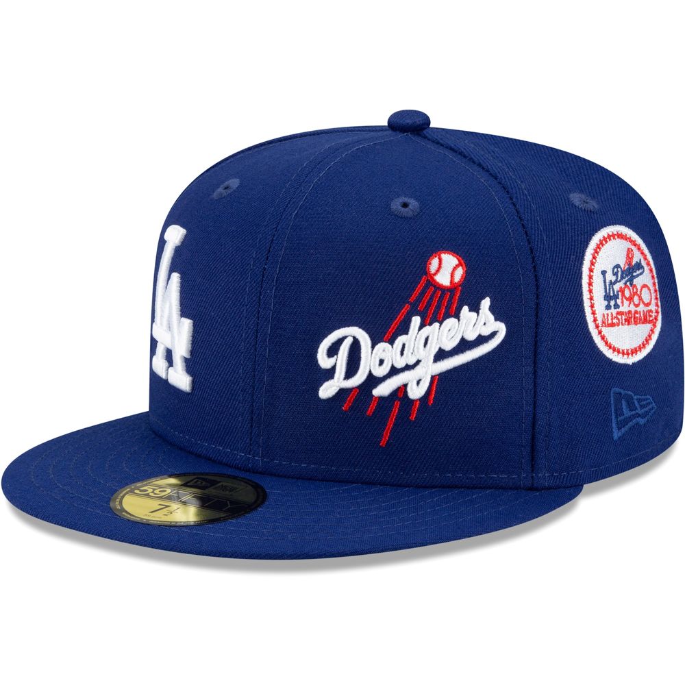 New Era Men's New Era Royal Los Angeles Dodgers Patch Pride 59FIFTY Fitted  Hat
