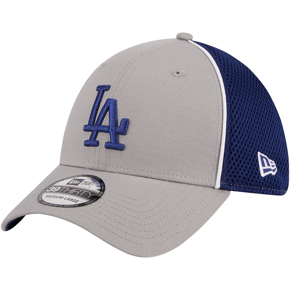 Casquette flexible 39THIRTY Pipe Royal Los Angeles Dodgers New Era pour homme