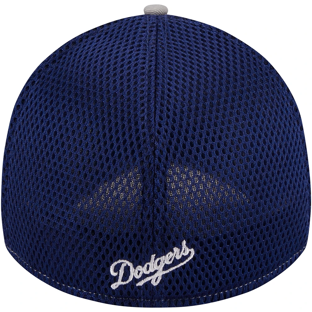 Casquette flexible 39THIRTY Pipe Royal Los Angeles Dodgers New Era pour homme