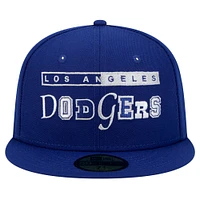 Casquette ajustée Ransom 59FIFTY Royal Los Angeles Dodgers de New Era pour homme