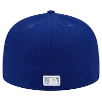 Casquette ajustée 59FIFTY Royal Los Angeles Dodgers de New Era pour homme