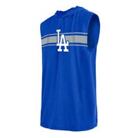 Men's New Era Royal Los Angeles Dodgers Sleeveless Pullover Hoodie