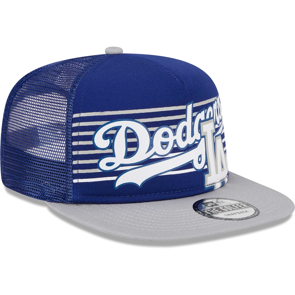 Men's New Era Royal Los Angeles Dodgers Speed Golfer Trucker Snapback Hat