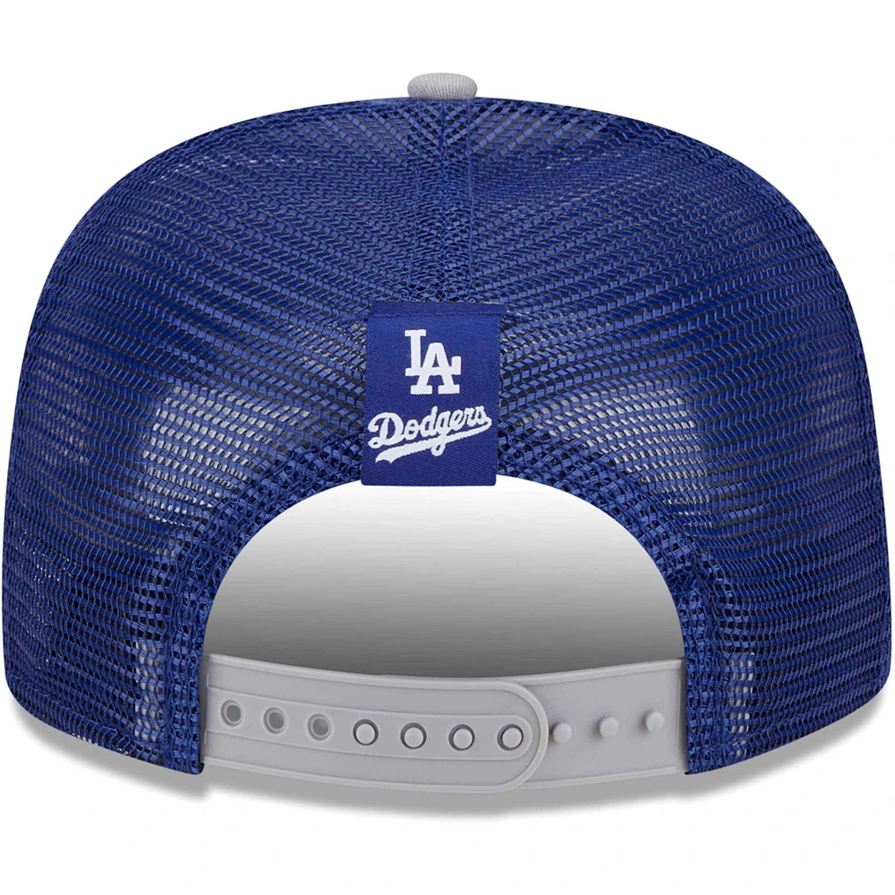 Men's New Era Royal Los Angeles Dodgers Speed Golfer Trucker Snapback Hat