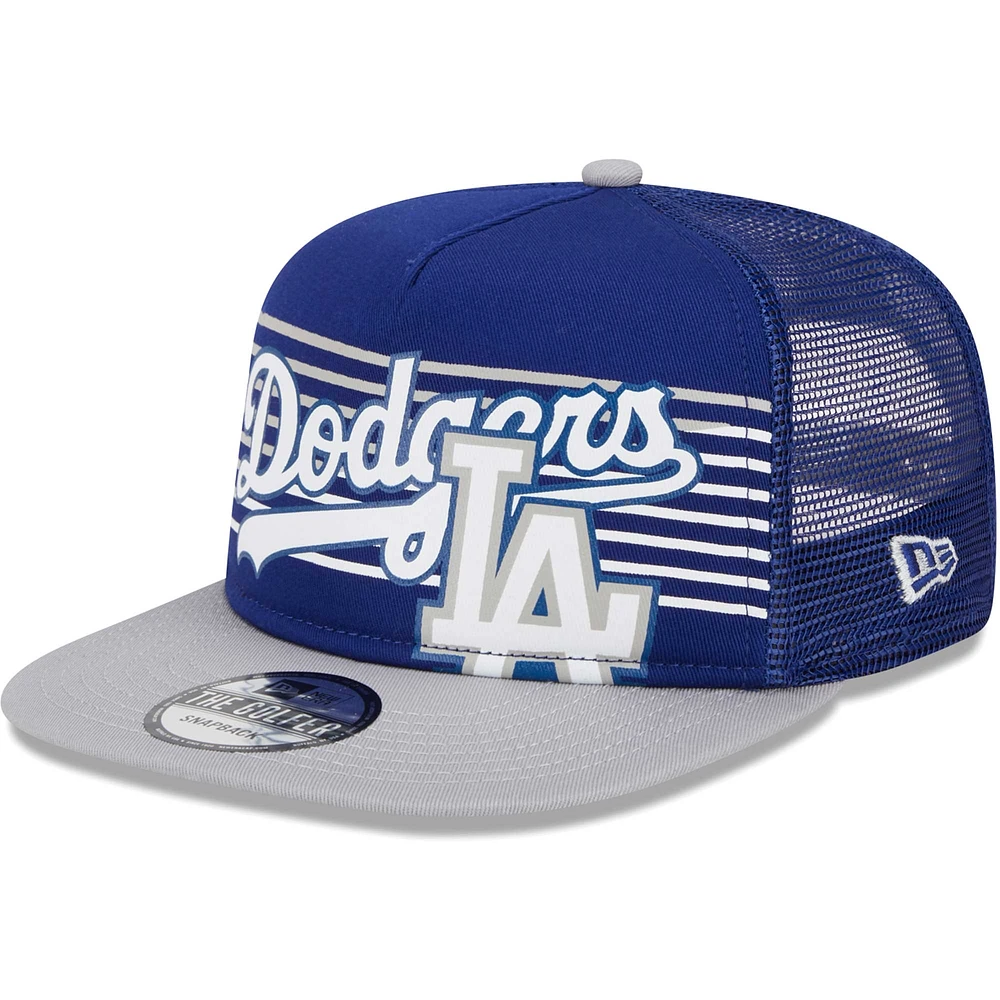 New Era Royal Los Angeles Dodgers Speed ​​Golfer Trucker Snapback Casquette pour homme