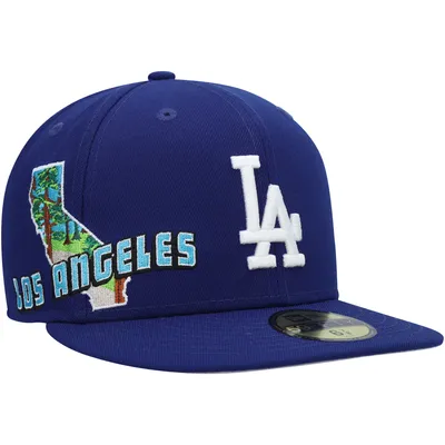 Los Angeles Dodgers New Era 100th Anniversary Pink Undervisor 59FIFTY  Fitted Hat - Brown