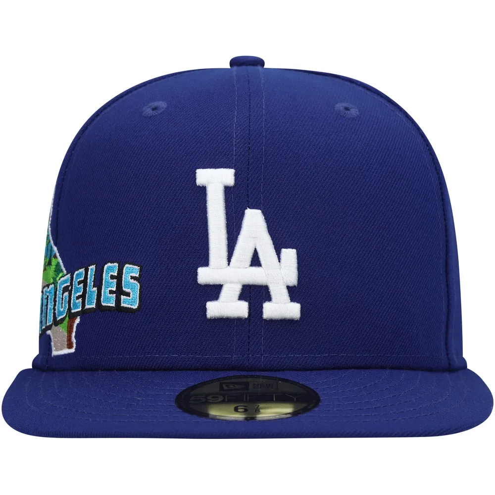 Men's New Era Royal Los Angeles Dodgers White Logo 59FIFTY Fitted Hat