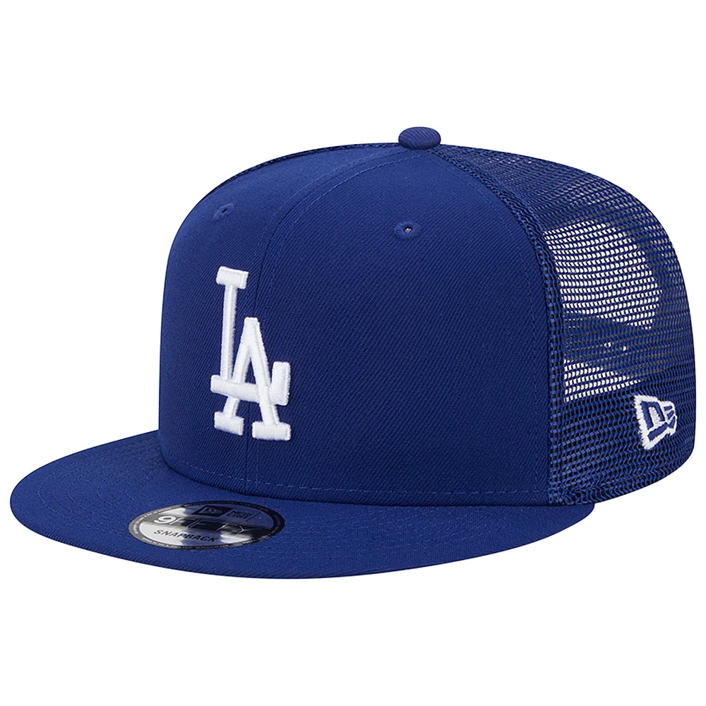 Casquette New Era Royal Los Angeles Dodgers Team Color Trucker 9FIFTY Snapback pour homme