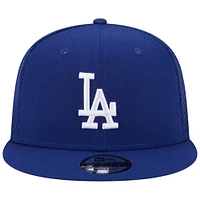 Casquette New Era Royal Los Angeles Dodgers Team Color Trucker 9FIFTY Snapback pour homme
