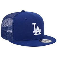 Casquette New Era Royal Los Angeles Dodgers Team Color Trucker 9FIFTY Snapback pour homme
