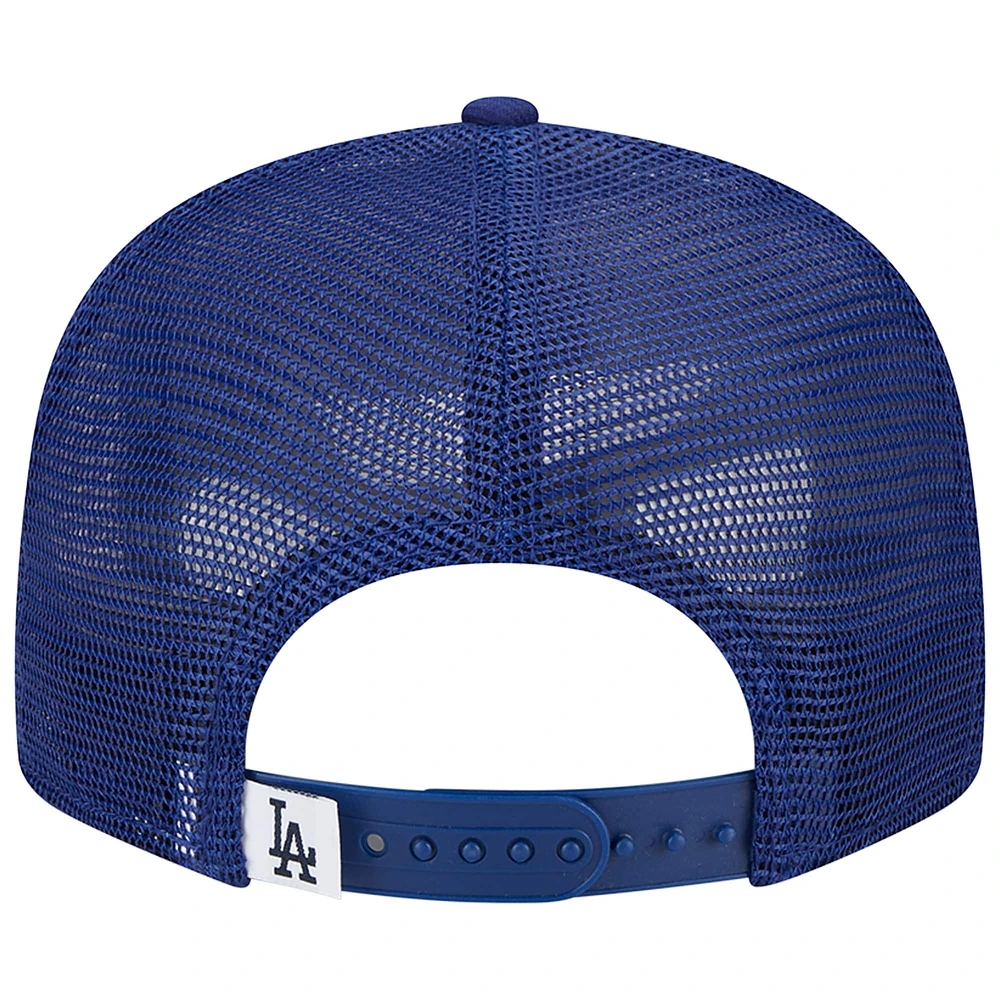 Casquette New Era Royal Los Angeles Dodgers Team Color Trucker 9FIFTY Snapback pour homme