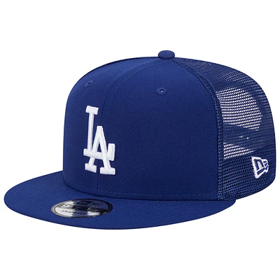 Casquette New Era Royal Los Angeles Dodgers Team Color Trucker 9FIFTY Snapback pour homme