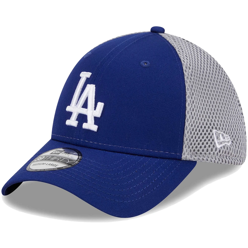 Casquette Flex New Era Royal Los Angeles Dodgers Team Neo 39THIRTY pour homme