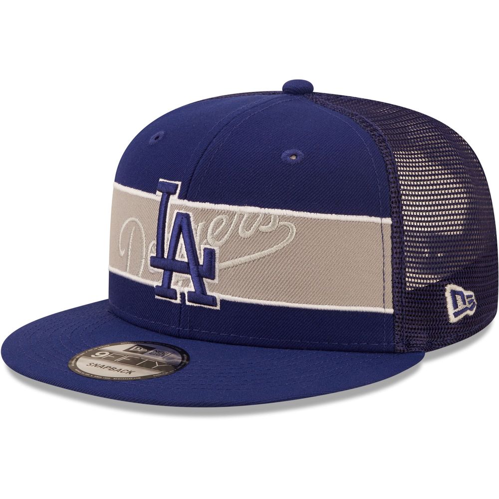 Los Angeles Rams New Era Retro 9FIFTY Snapback Hat - White/Royal