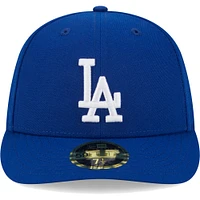 Casquette ajustée 59FIFTY à profil bas avec logo blanc des Los Angeles Dodgers New Era pour homme