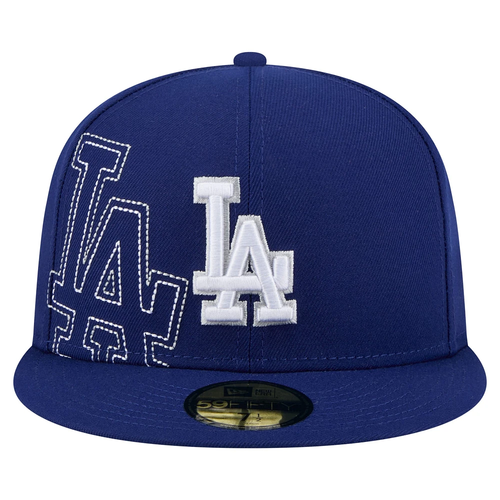 Men's New Era Royal Los Angeles Dodgers Yarn Stitch 59FIFTY Fitted Hat